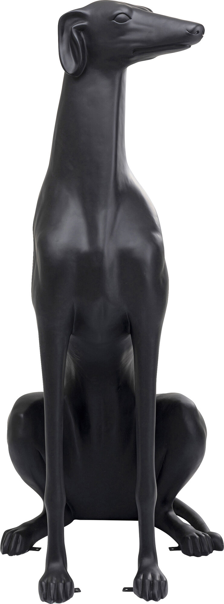 Fekete Greyhound Oskar Szobor  180Cm – kép-1.