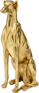 Arany Greyhound Bruno Dekorációs Tárgy 80cm – kép-1.