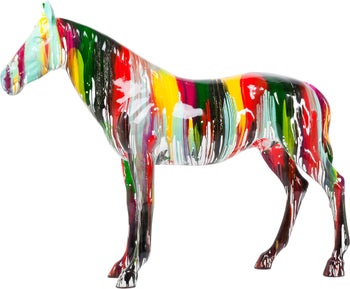 Horse Colore Ló Dekorációs Figura 216cm – kép-1.