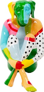 Didelė dekoratyvinė statulėlė Gangster Dog Colore 80cm – paveikslėlis-1.