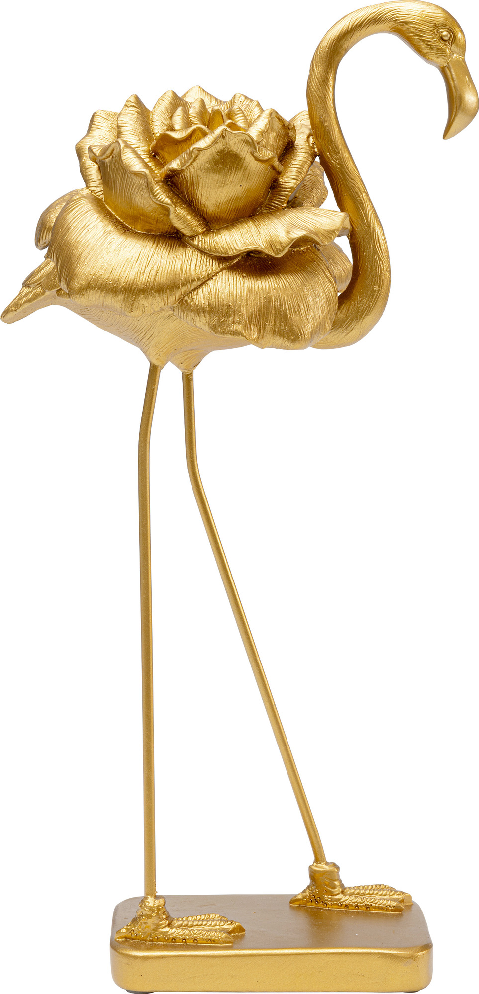 prekė: Dekoratyvinė skulptūrėlė Rose Flamingo Gold 42cm.