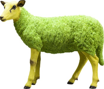 Deco Figurine Sheep Colore Green – billede-1.