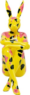 Sárga Gangster Rabbit Dekorációs Figura 80cm – kép-1.