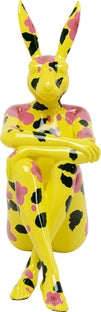 Dekorfigur Gangster Rabbit Gul 80cm – bilde-1.
