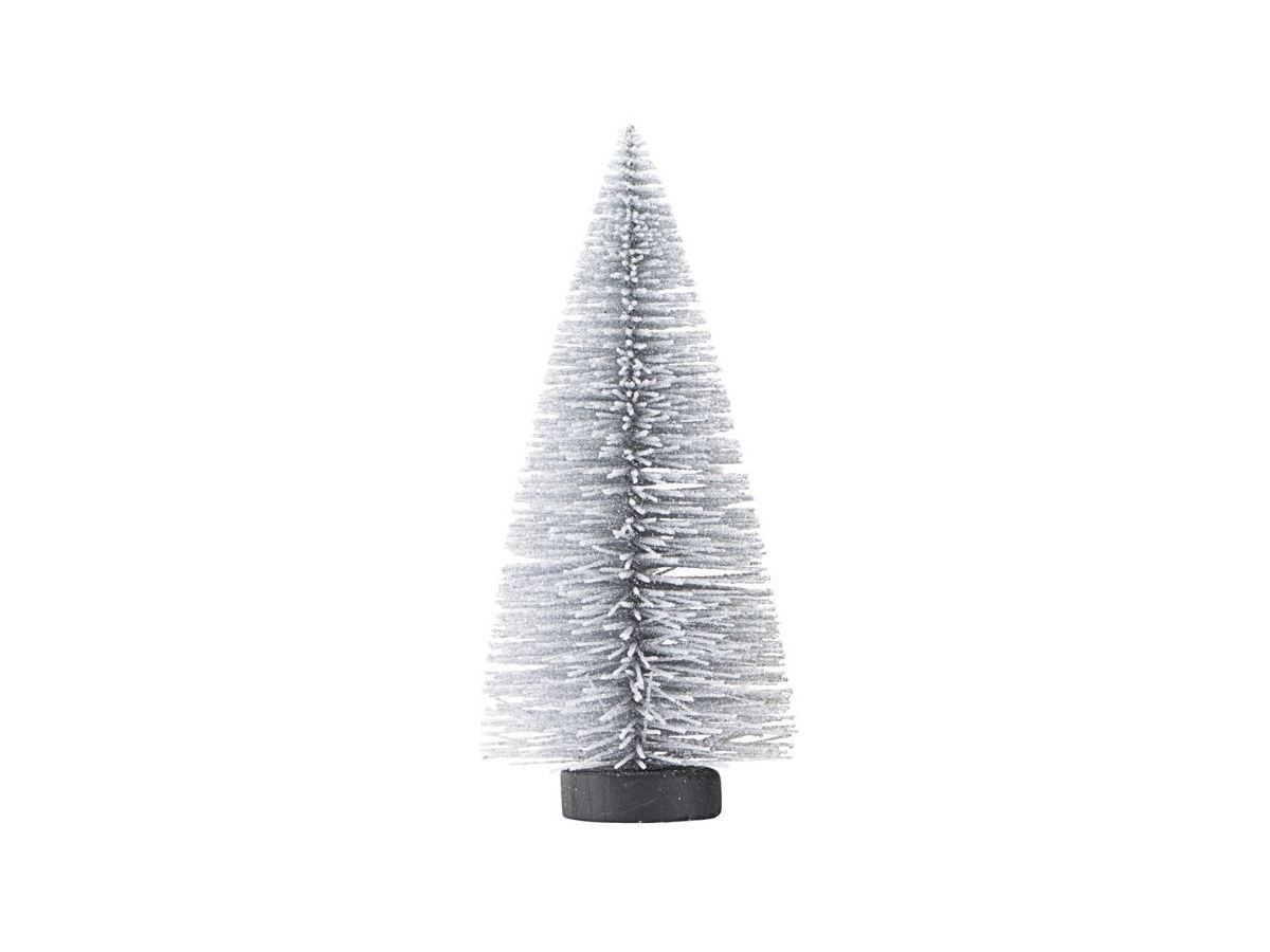 Dekoracja świąteczna Christmas Tree 15 cm srebrna – obraz-1
