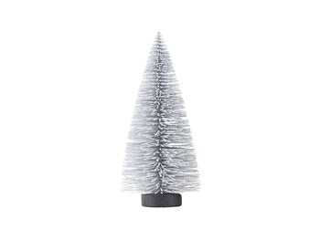 Dekoracja świąteczna Christmas Tree 15 cm srebrna – obraz-1
