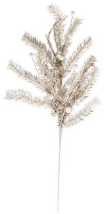 Dekoracja świąteczna - gałązka dekoracyjna Joy 47 cm szampańska – obraz-1