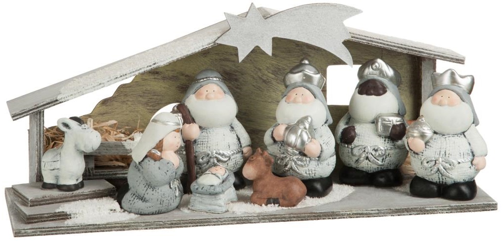 Dekoracja świąteczna Nativity 44x19 cm – obraz-1