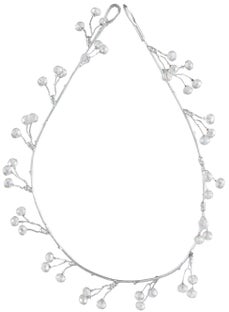 Dekoracja świąteczna srebrna 61 cm – obraz-1