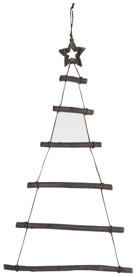 Dekoracja wisząca Branch Tree 41x72 cm czarna – obraz-1