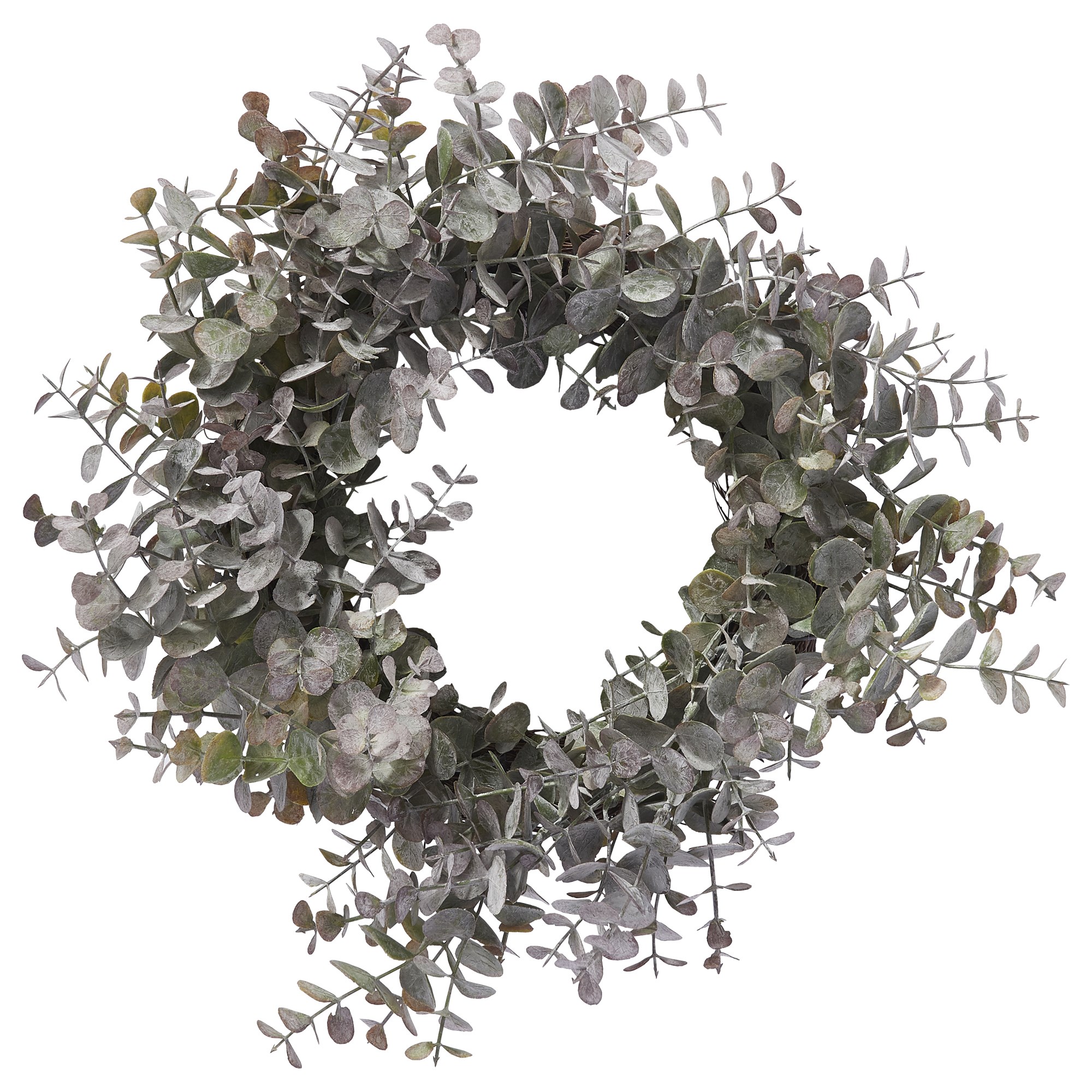 Dekoracja wisząca Eurelia Wreath ∅34 cm zielona – obraz-1