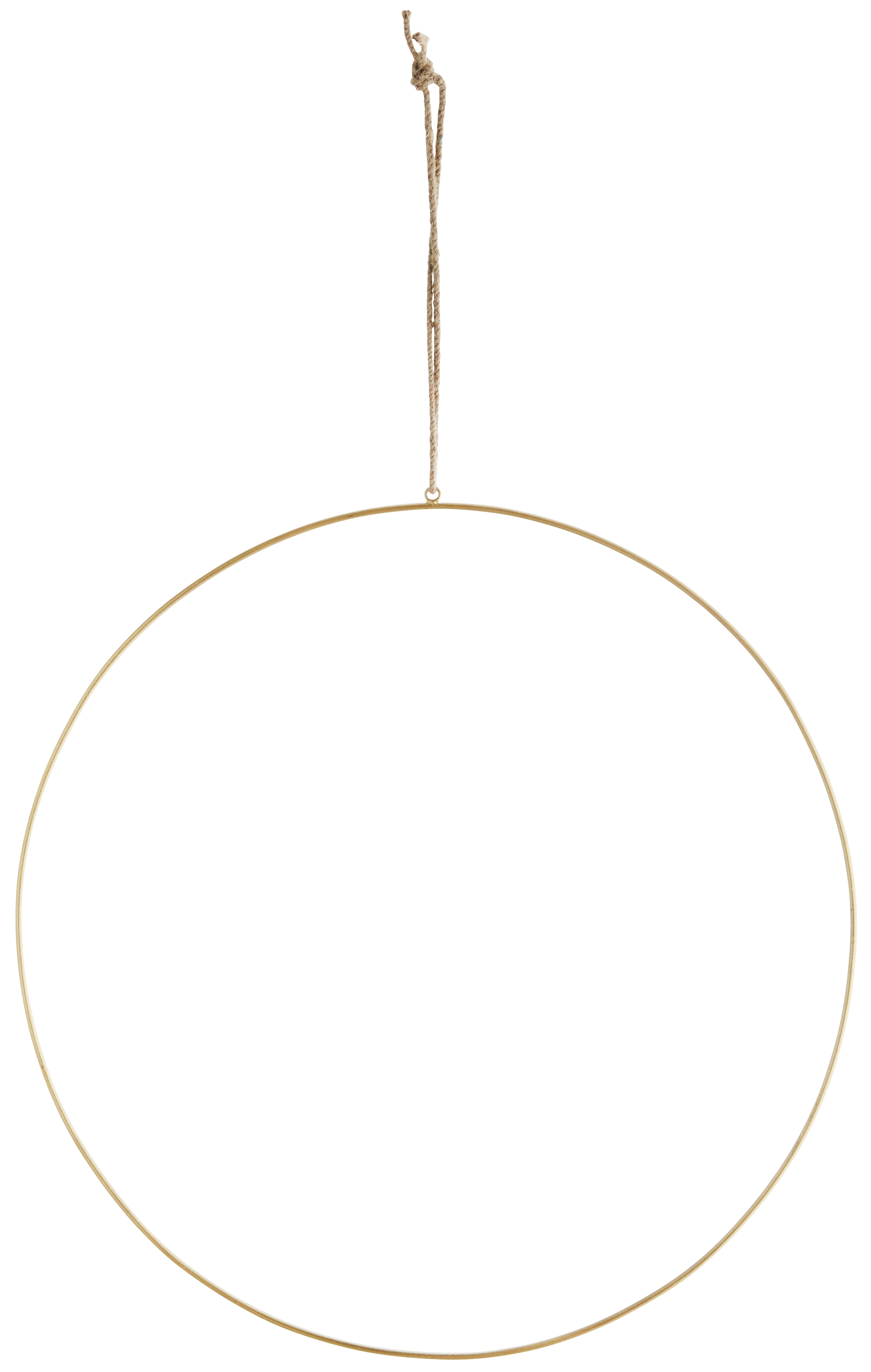 Dekoracja wisząca Ring Ø50 cm złota – obraz-1