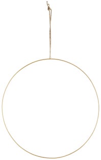 Dekoracja wisząca Ring Ø50 cm złota – obraz-1