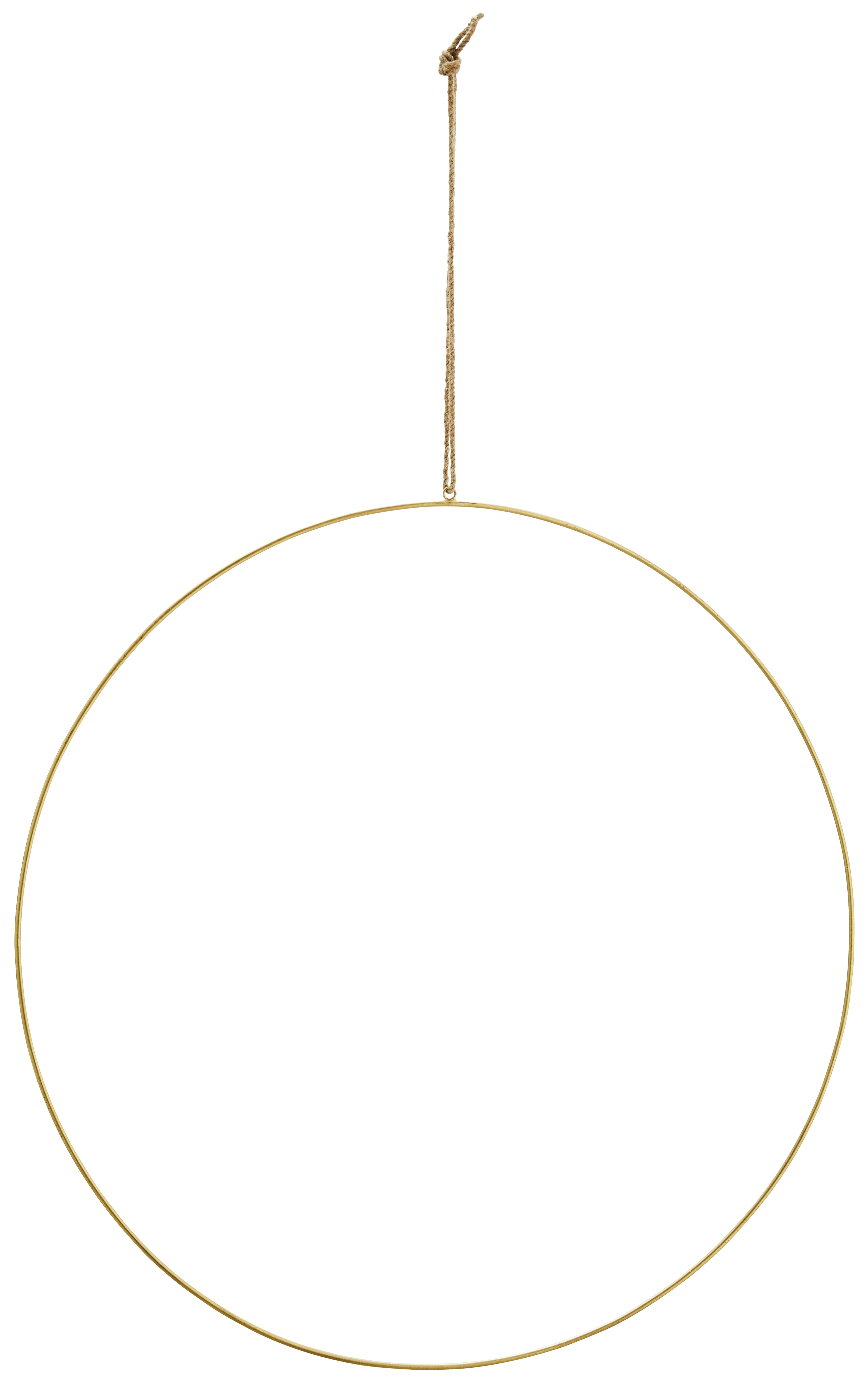 Dekoracja wisząca Ring Ø60 cm złota	 – obraz-1