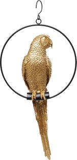 Ukrasna Figura Swinging Parrot Gold – slika-1.