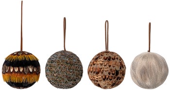 Dekoracje choinkowe Misba (4-set) Ø9 cm kolorowe – obraz-1