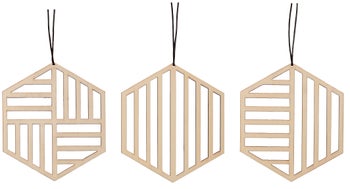 Dekoracje choinkowe drewniane 8x9 cm – obraz-1