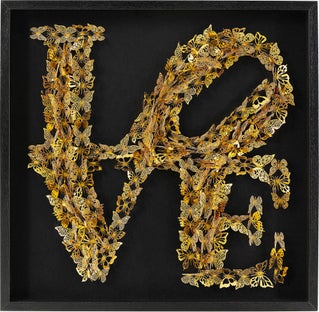 Картина Love Butterfly 90x90cm – изображение-1.