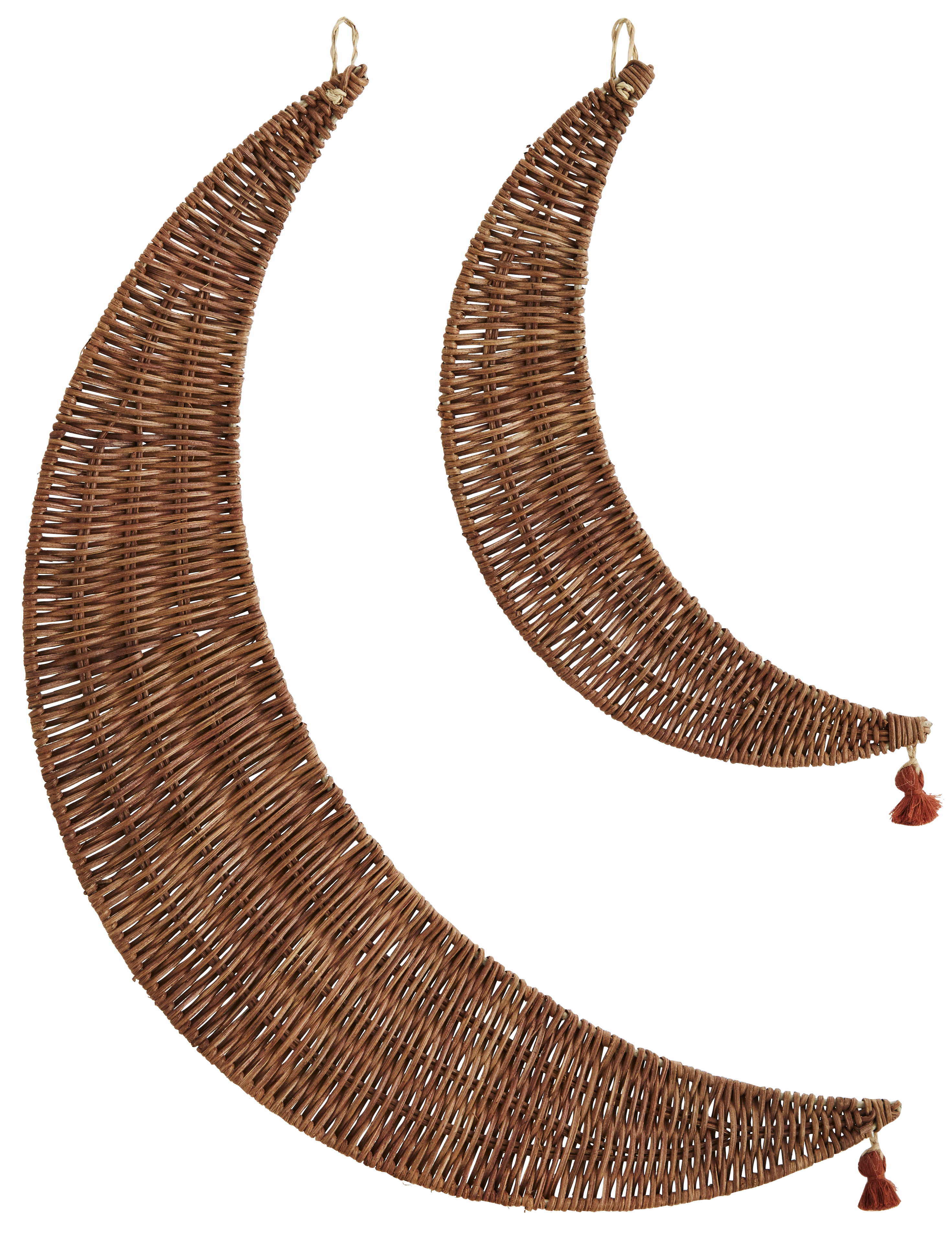 Dekoracje wiszące Moons (2-set) naturalne – obraz-1