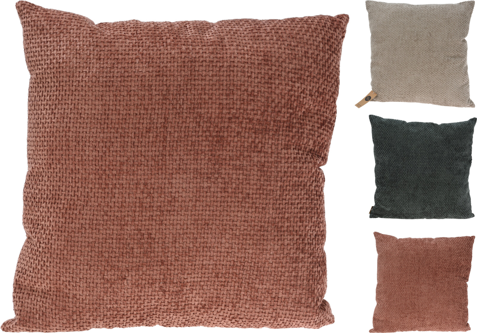 Декоративна плетена възглавница 45х45 – изображение-1