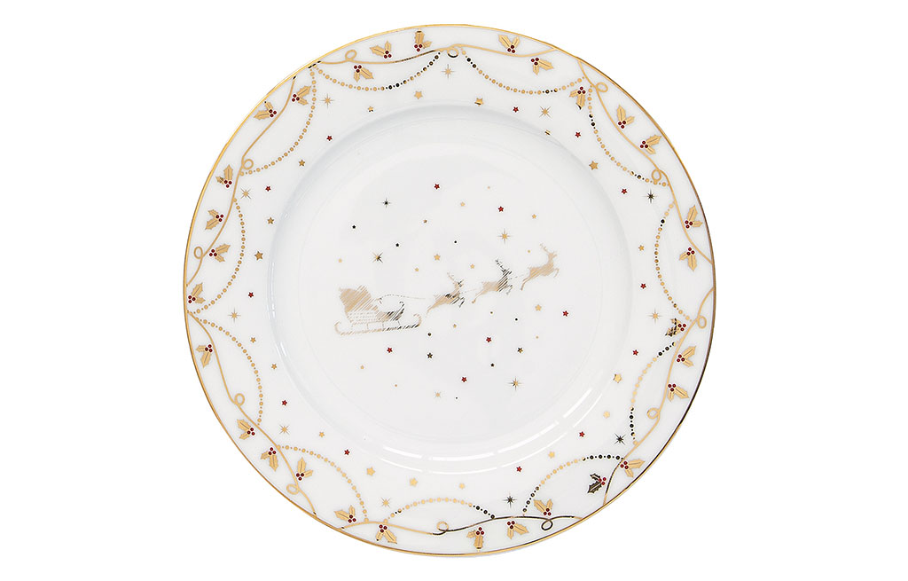 Десертна чиния CHRISTMAS LIGHTS – изображение-1