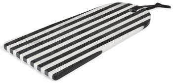 Deska do serwowania marmurowa czarna 41x20 cm – obraz-1