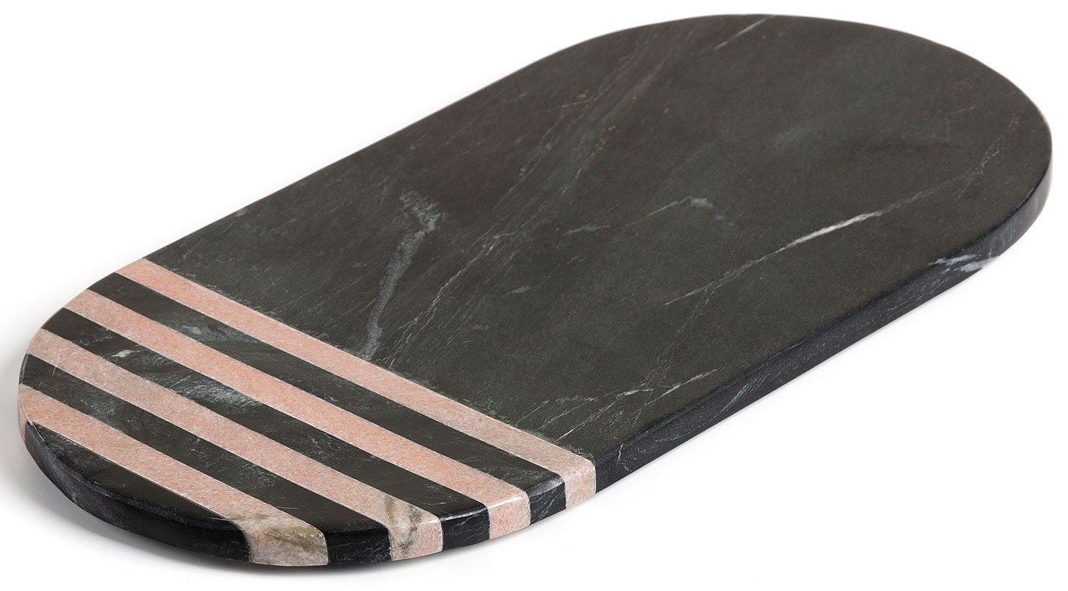 Deska do serwowania 36x18 cm czarna – obraz-1