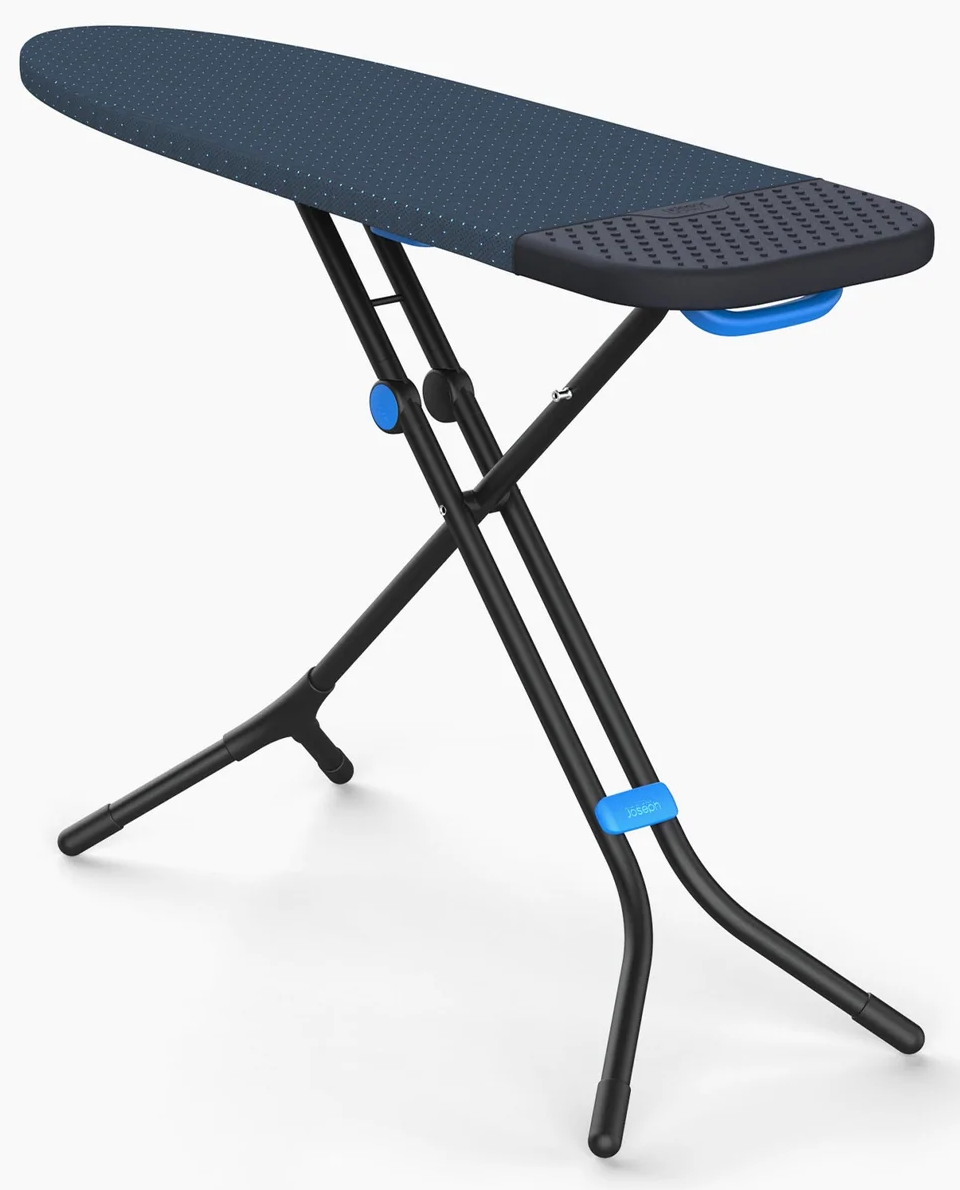 Deska do prasowania czarna czterowarstwowe poszycie 130x38 cm – obraz-1