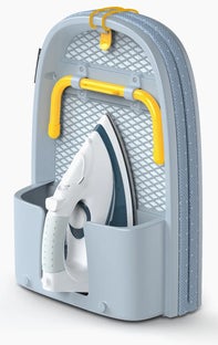 Deska do prasowania składana szara 90x33 cm – obraz-1