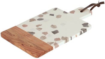 Deska do serwowania drewniana kolorowa 36x21 cm – obraz-1