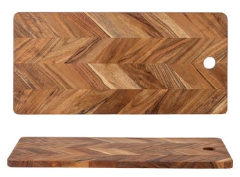 Deska do serwowania z drewna akacjowego 49,5x24 cm – obraz-1