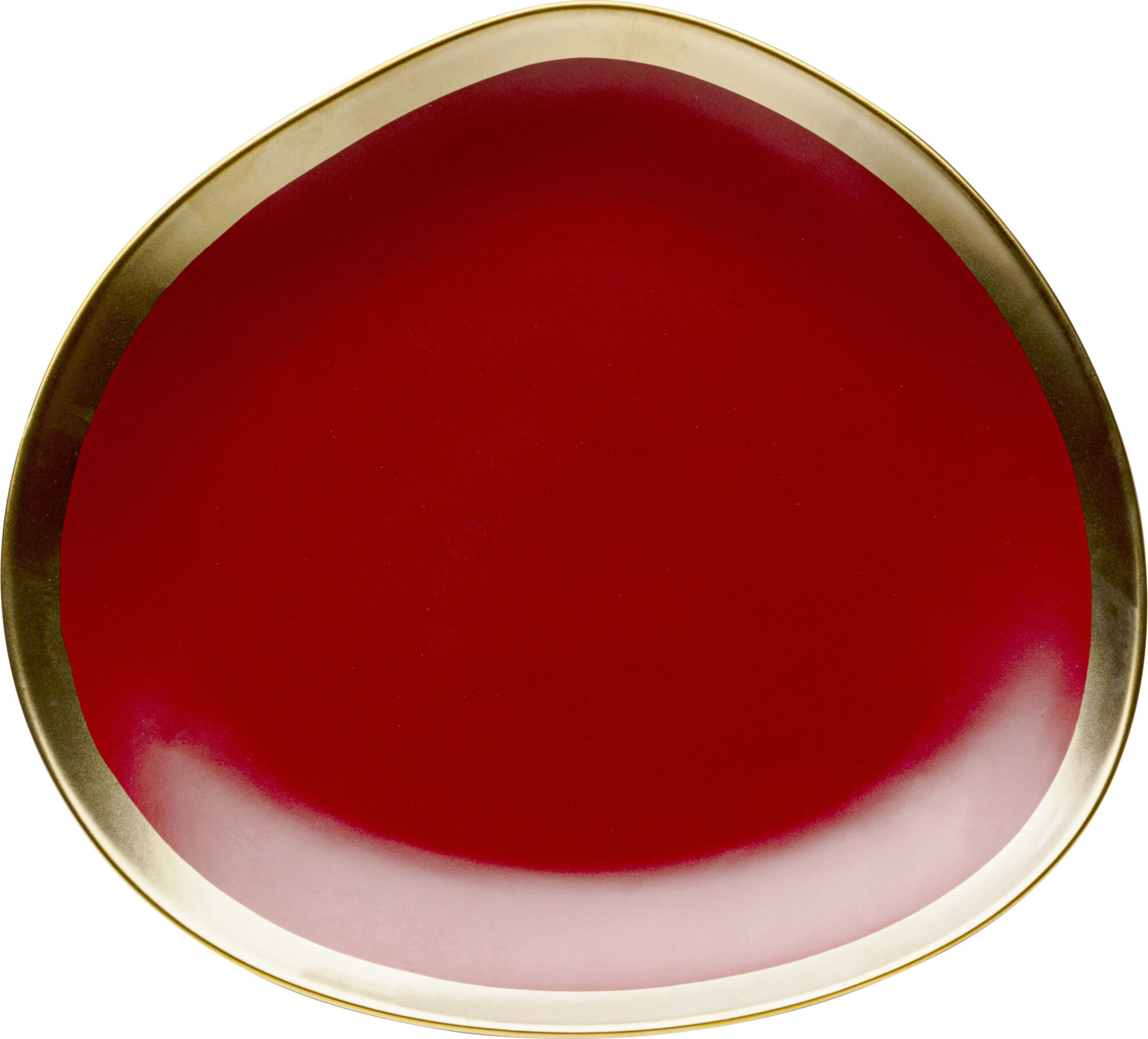 Talerz Deserowy Vibrations Czerwony Ø21cm – obraz-1