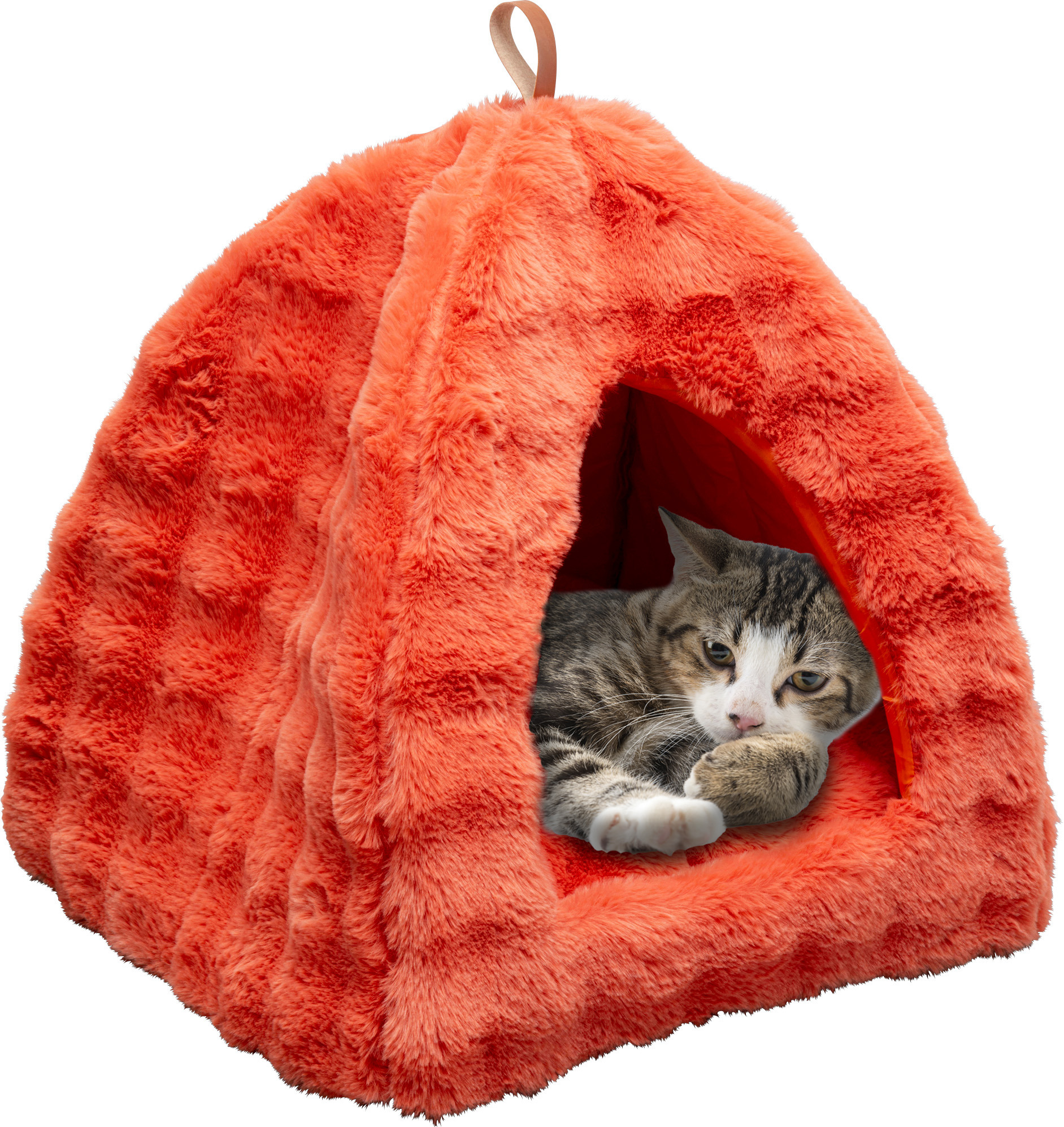 produkt: Hundbädd/Kattbädd Lulu Hut Orange.