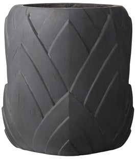 Donica ogrodowa Dalia Ø35x43 cm ciemnoszara – obraz-1