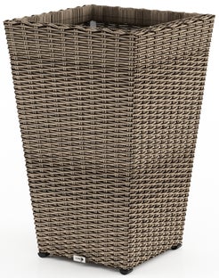 Donica ogrodowa Scaleo 37x60 cm piaskowa – obraz-1