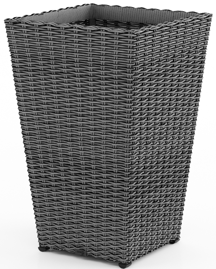 Donica ogrodowa szara 60cm – obraz-1