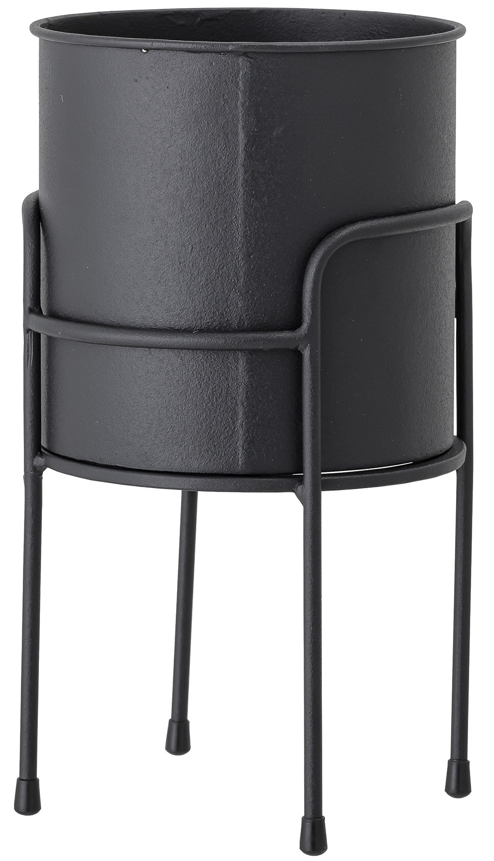 Doniczka Amios Ø17x29 cm czarna – obraz-1