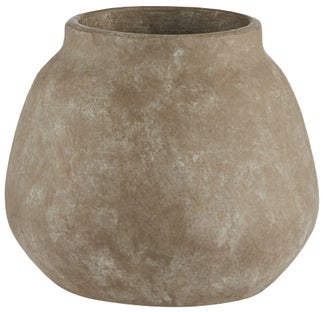 Doniczka Asielle Ø15x13 cm brązowa – obraz-1