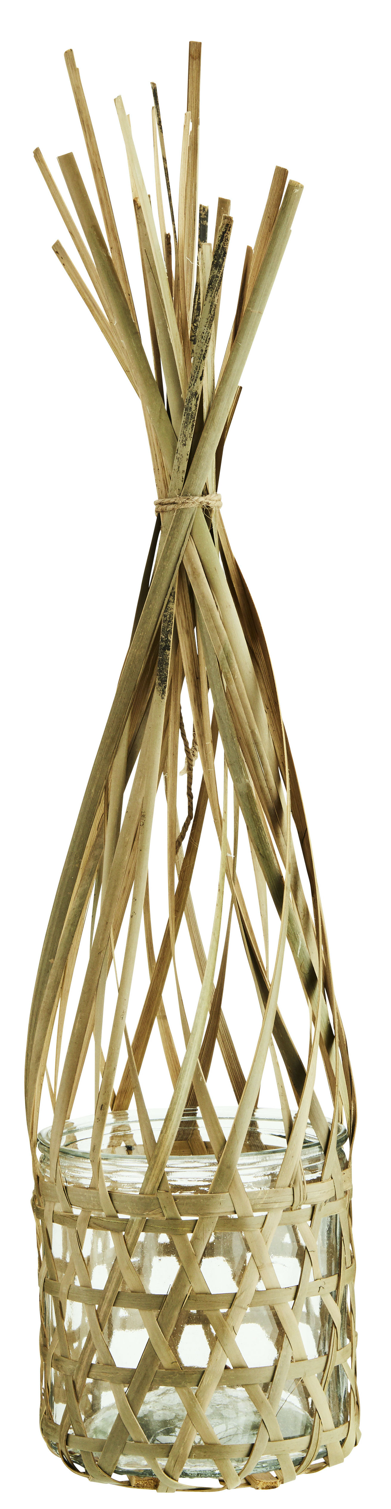 Doniczka Bamboo Basket ∅12x48 cm naturalna – obraz-1