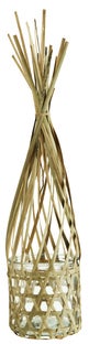 Doniczka Bamboo Basket ∅12x48 cm naturalna – obraz-1