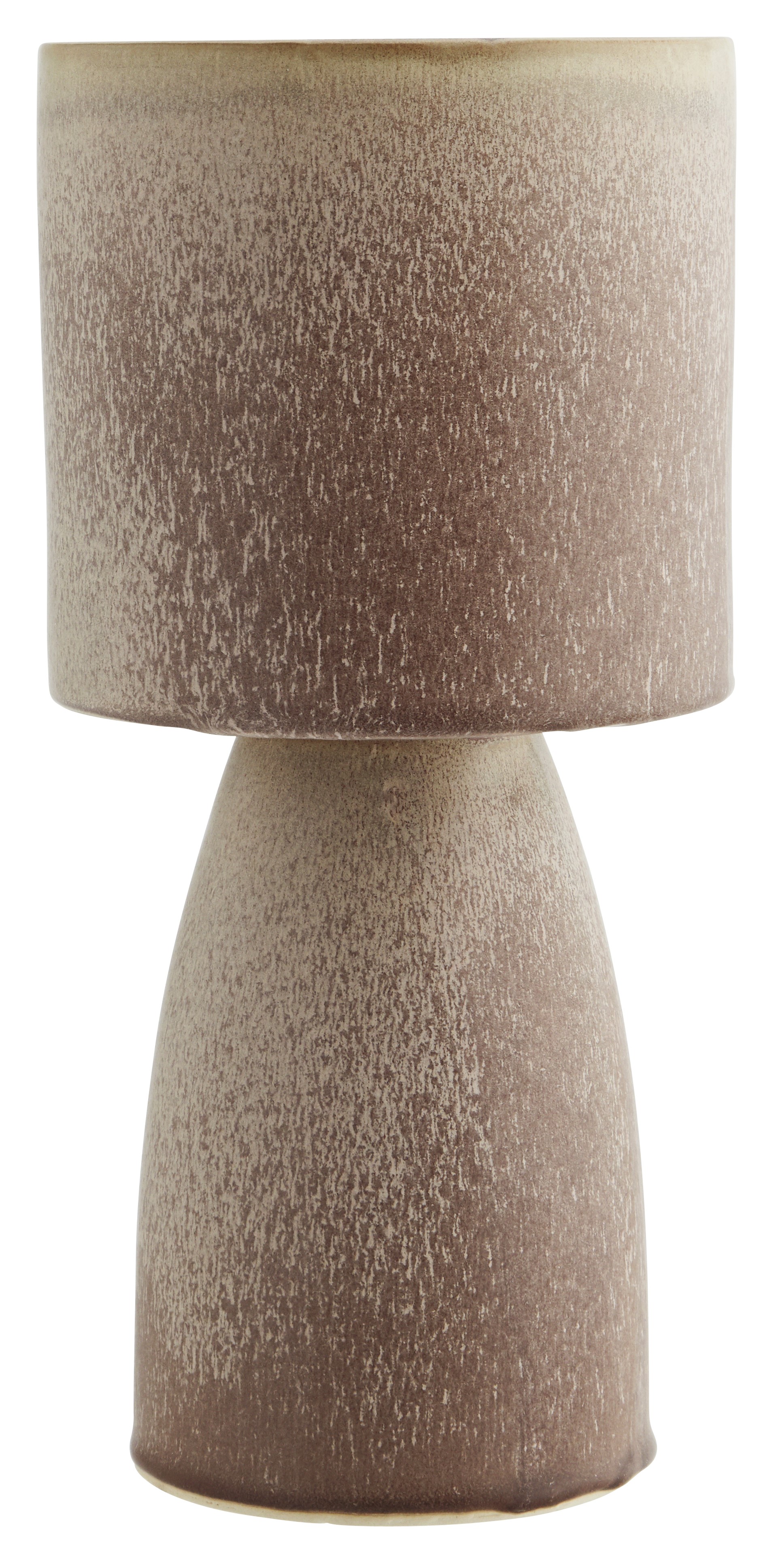 Doniczka Barb Ø17x36 cm pudrowa  – obraz-1