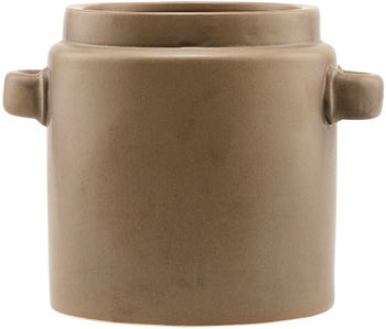 Doniczka Bundi Ø20x20 cm brązowa – obraz-1