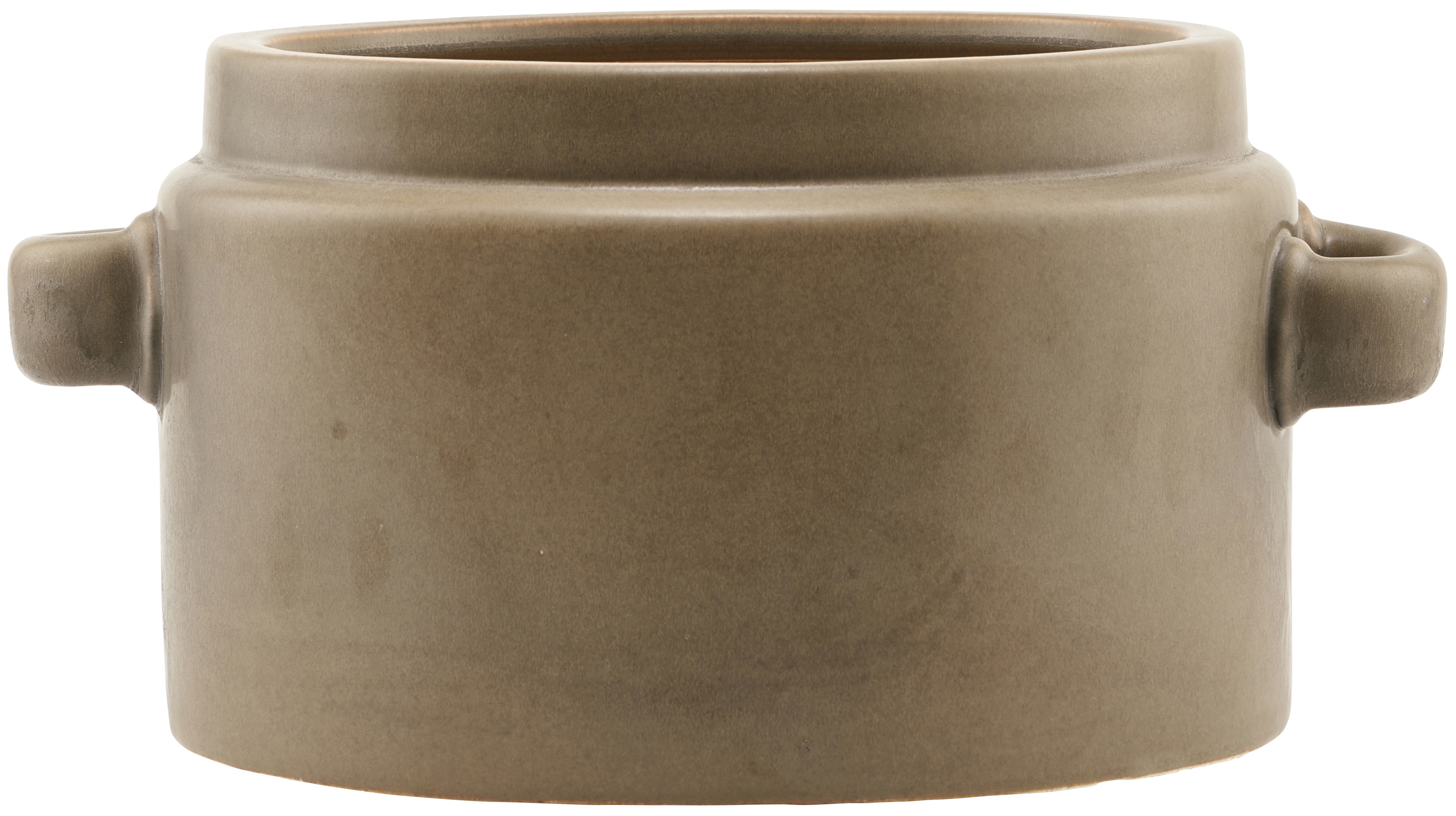 Doniczka Bundi Ø26x16 cm brązowa – obraz-1