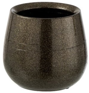 Doniczka ceramiczna zielona 14cm – obraz-1