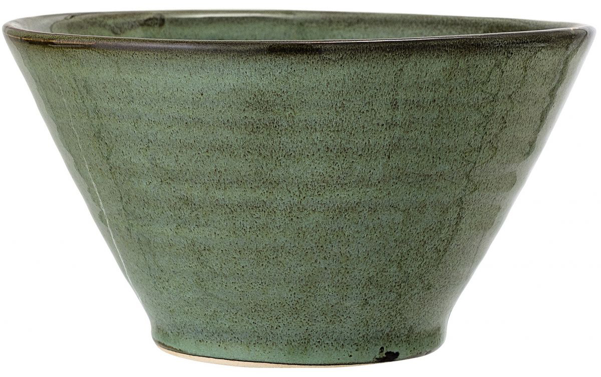 Doniczka Gideon Ø22x13 cm zielona – obraz-1