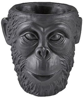 Doniczka Gorilla 19x19 cm czarna – obraz-1