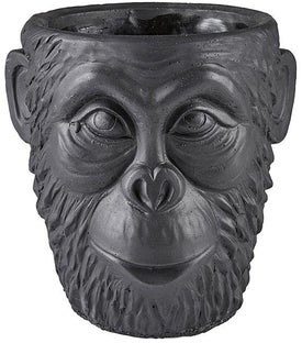 Doniczka Gorilla 22x22 cm czarna – obraz-1