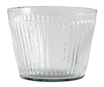 Doniczka szklana transparentna 11 cm – obraz-1