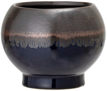 Doniczka Havessa Ø15x12 cm niebieska – obraz-1