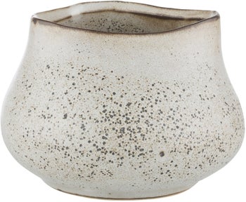 Doniczka Helsia 14x11 cm beżowa – obraz-1